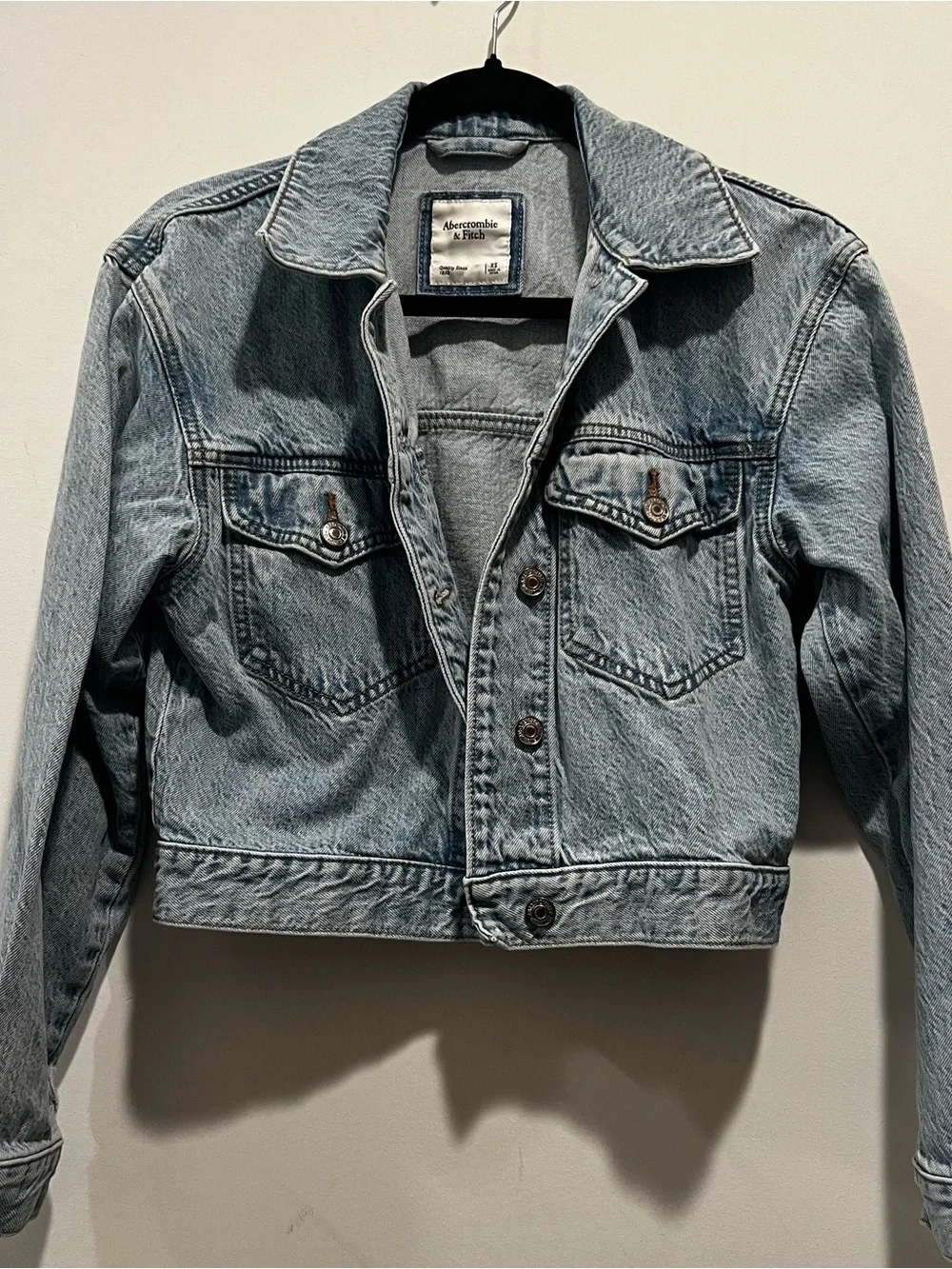 Abercrombie & Fitch denim Jean jacket - Picture 1 of 4